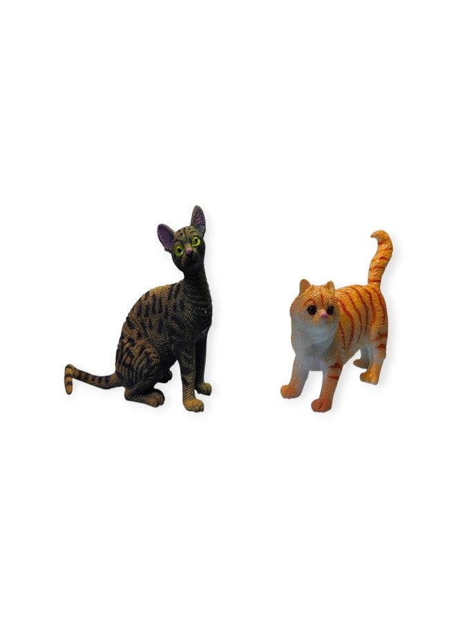 DIMAZO Small Kids Sea & Wild Animal Toys Sets for Fun, Educational, Spark Imagination and Learning (Multi Choice Sets) (Cats) 6pcs - Image 5